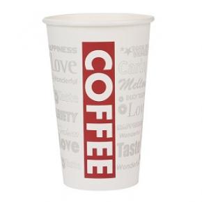 Single wall white paper hot coffee cups